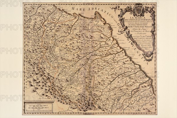 17th century geographical map