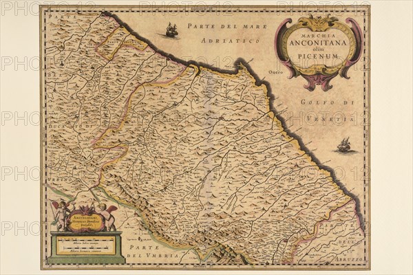 17th century geographical map