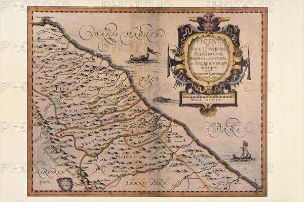 17th century geographical map