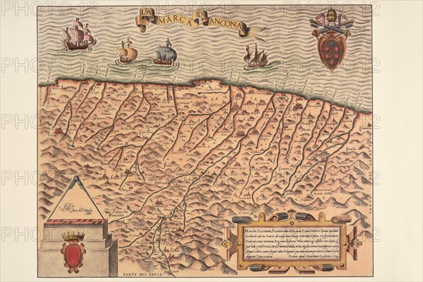 Carte géographique du 16e siècle