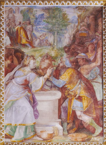 Oratorio della Carità, cycle of frescoes by Filippo Bellini