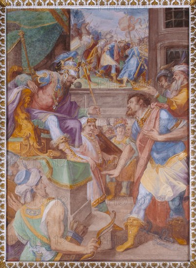 Oratorio della Carità, cycle of frescoes by Filippo Bellini