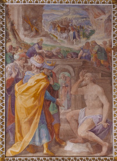 Oratorio della Carità, cycle of frescoes by Filippo Bellini