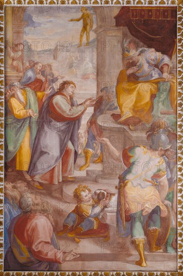 Oratorio della Carità, cycle of frescoes by Filippo Bellini