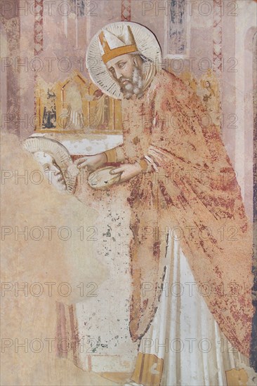 Fresco in the Church of Sant'Agostino, Fabriano