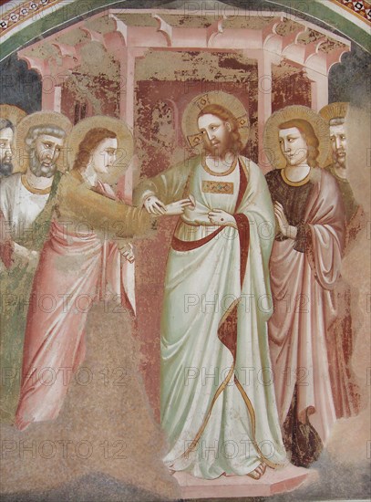 Fresco in the Church of Sant'Agostino, Fabriano