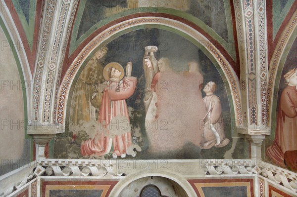 Fresco in the Church of Sant'Agostino, Fabriano