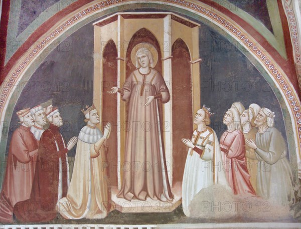 Fresco in the Church of Sant'Agostino, Fabriano