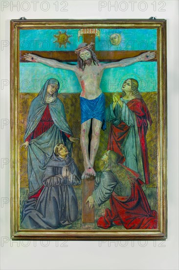 Bernardino di Mariotto, Crucifixion, Sanctuary of San Pacifico