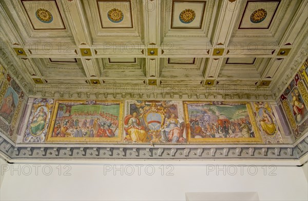 Fresco in the Palazzo Pallotta in Caldarola