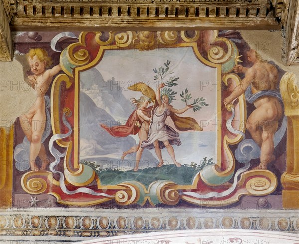 Fresco in the Palazzo Pallotta in Caldarola