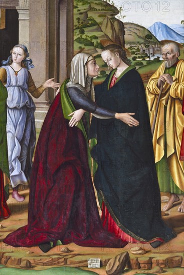 Giovanni Santi, Visitation, about 1488