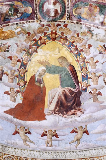 Lo Spagna, Coronation of the Virgin