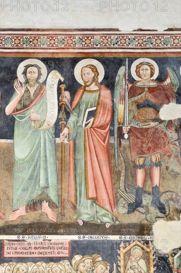 Fresco from the church of Santa Maria in Valle di Nera