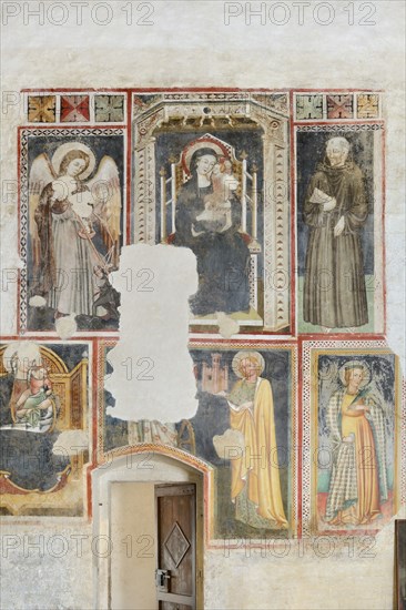 Fresco from the church of Santa Maria in Valle di Nera