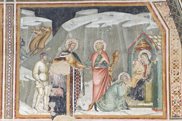 Fresco from the church of Santa Maria in Valle di Nera