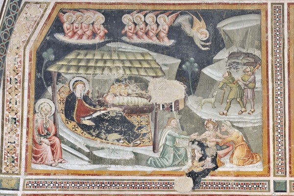 Fresco from the church of Santa Maria in Valle di Nera