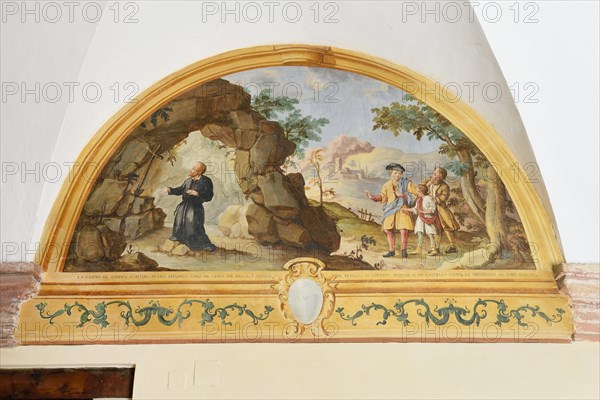 Fresco from the Monastery of San Silvestro in Montefano in Fabriano