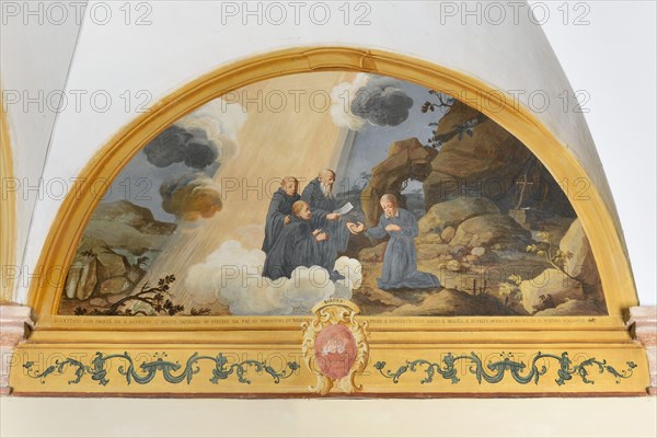 Fresco from the Monastery of San Silvestro in Montefano in Fabriano