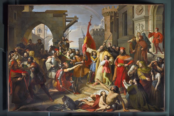 Francesco Podesti, The Gioramento degli Anconetani, oil on canvas, 1844-1847