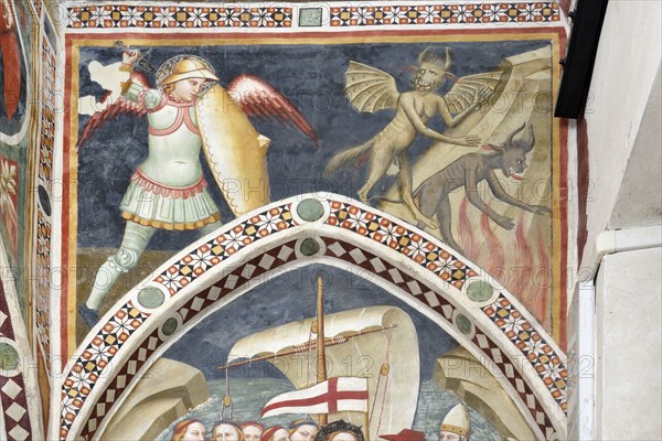 Fresco from the church of San Domenico in Fabriano