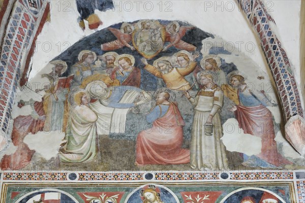 Fresco from the church of San Domenico in Fabriano