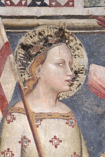 Fresco from the church of San Domenico in Fabriano