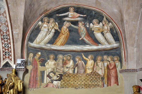 Fresco from the church of San Domenico in Fabriano