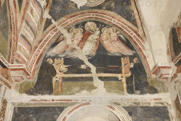 Fresco in the church of Sant'Agostino in Fabriano