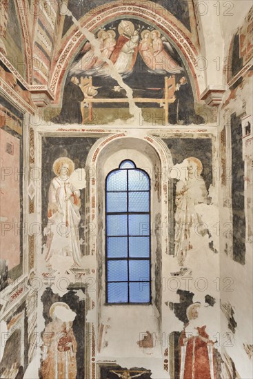 Fresco in the church of Sant'Agostino in Fabriano