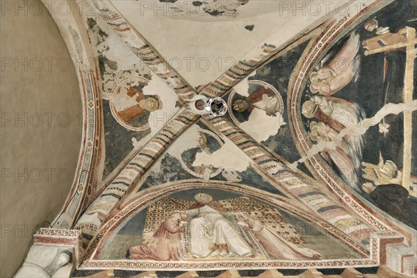 Fresco in the church of Sant'Agostino in Fabriano