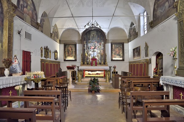 Fresco in the Corpus Domini Oratory in Urbania