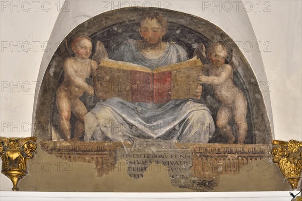 Fresco in the Corpus Domini Oratory in Urbania