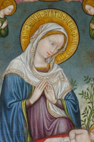 Master of Staffolo, Madonna della Culla, painted on canvas, early 15th century