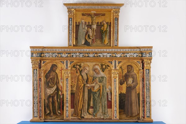 Vittore Crivelli, Triptych of the Visitation