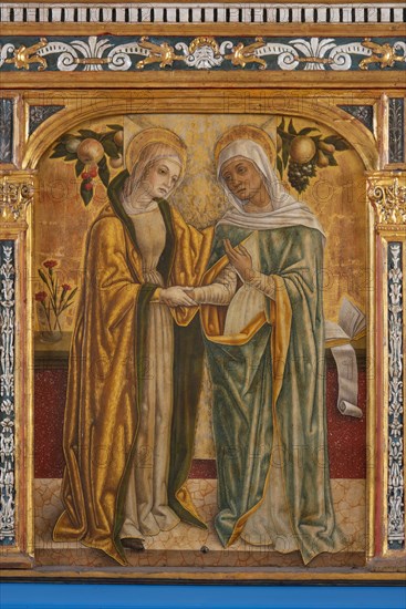 Vittore Crivelli, Triptych of the Visitation