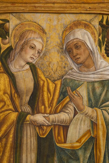 Vittore Crivelli, Triptych of the Visitation