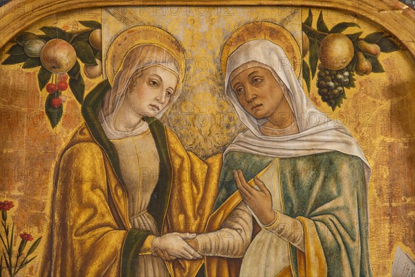 Vittore Crivelli, Triptych of the Visitation