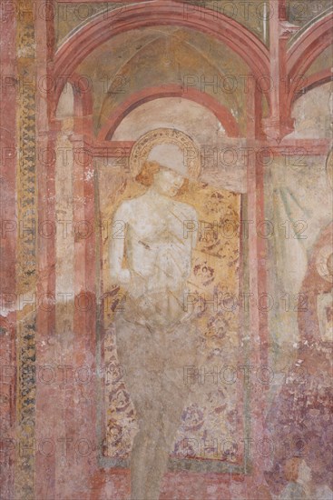 Fresco of the church of Santa Maria della Misericordia in Falconara Marittima