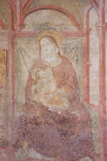 Fresco of the church of Santa Maria della Misericordia in Falconara Marittima