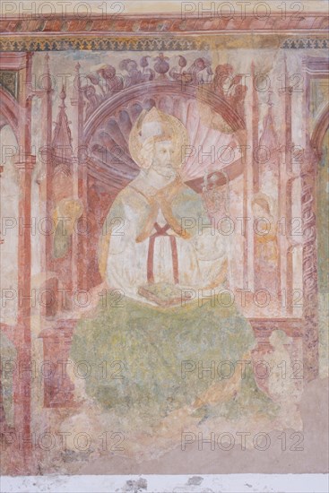 Fresco of the church of Santa Maria della Misericordia in Falconara Marittima