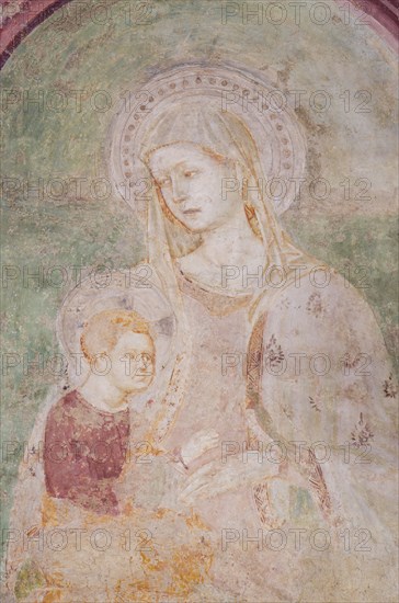 Fresco of the church of Santa Maria della Misericordia in Falconara Marittima