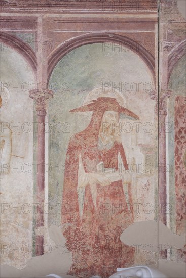 Fresco of the church of Santa Maria della Misericordia in Falconara Marittima