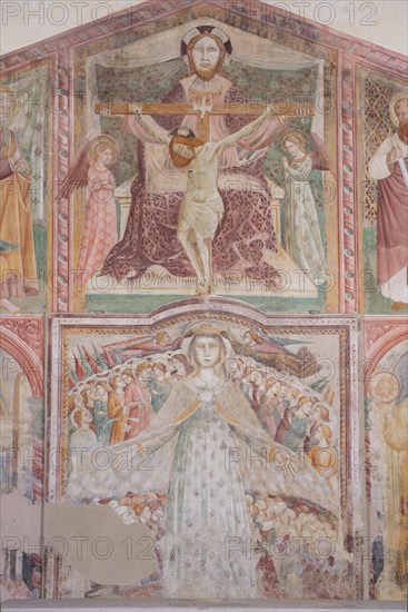 Fresco of the church of Santa Maria della Misericordia in Falconara Marittima