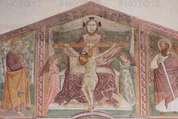 Fresco of the church of Santa Maria della Misericordia in Falconara Marittima