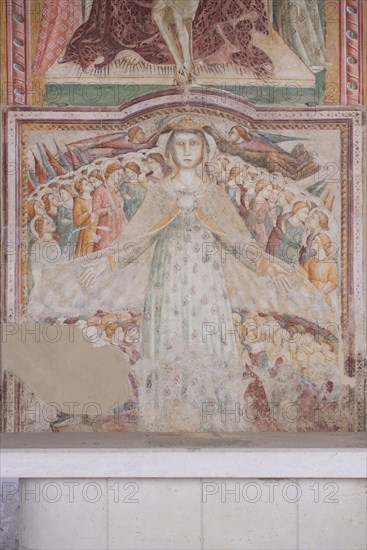 Fresco of the church of Santa Maria della Misericordia in Falconara Marittima