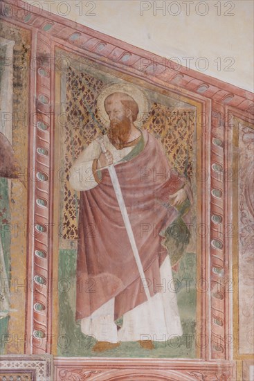 Fresco of the church of Santa Maria della Misericordia in Falconara Marittima