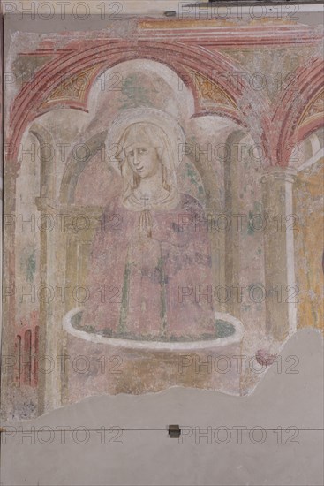 Fresco of the church of Santa Maria della Misericordia in Falconara Marittima