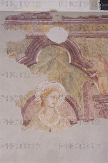 Fresco of the church of Santa Maria della Misericordia in Falconara Marittima