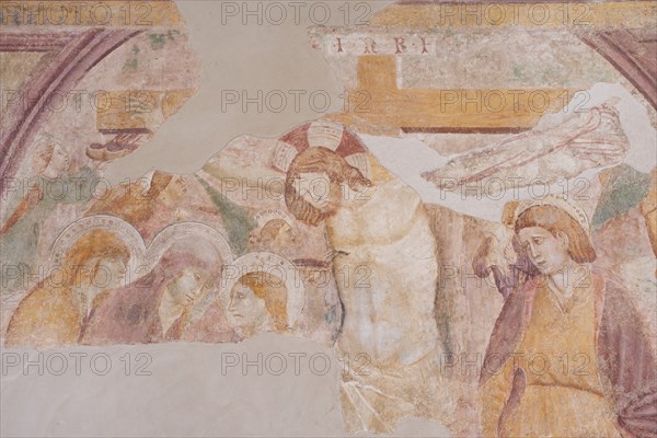 Fresco of the church of Santa Maria della Misericordia in Falconara Marittima